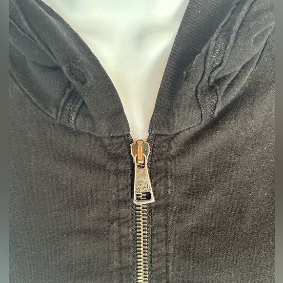 Dolce&Gabbana Y2K Drill Small Logo Mens Zip Hoodie size 46 - Picture 2 of 8